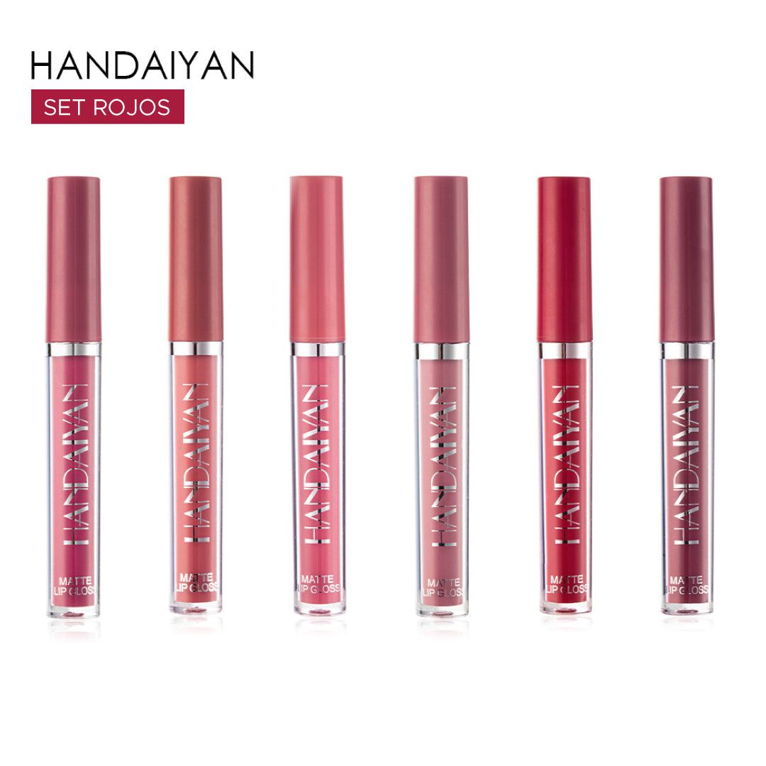 Set de Labiales Impermeables Lasting Luxe (6 Tonos)