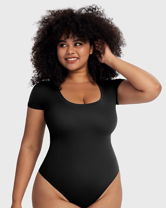 Body Moldeador manga corta BeautyFlex (Define sin apretar)