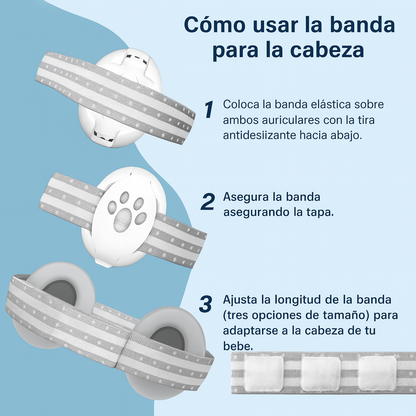 Audifonos Cancelacion de Ruido BABYQUIET™ (Protección auditiva para bebés)
