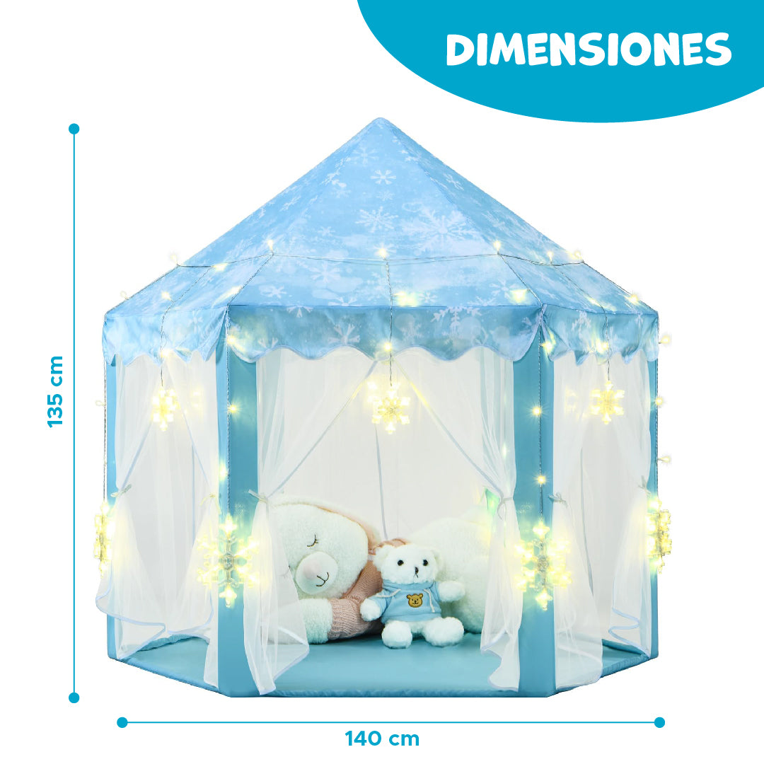 Carpa Castillo de Ensueño MagicKids™ (Gratis luces decorativas)