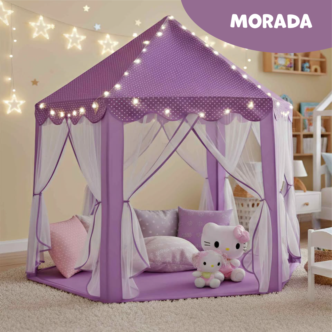 Carpa Castillo de Ensueño MagicKids™ (Gratis luces decorativas)